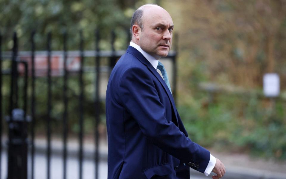 Andrew Griffith is seen walking in Downing Street - REUTERS/Henry Nicholls/File Photo