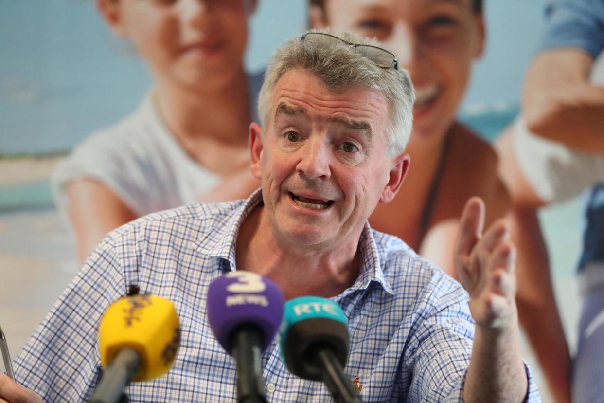 Ryanair boss Michael O'Leary has apologised to customers: PA