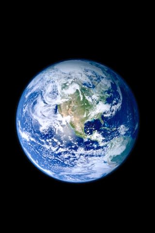 iOS earth wallpaper