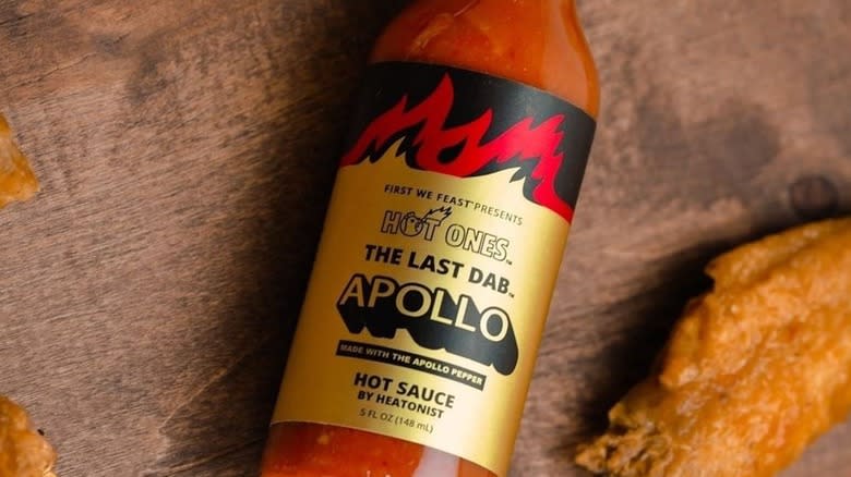 close up of The Last Dab: Apollo label