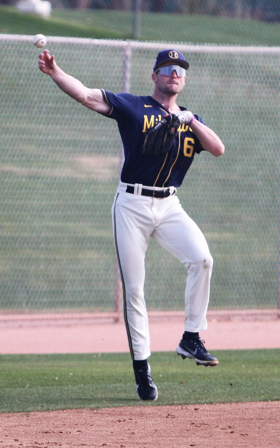 Prospect Tyler Black's best chance at making the Brewers' roster out of camp will be at third base.