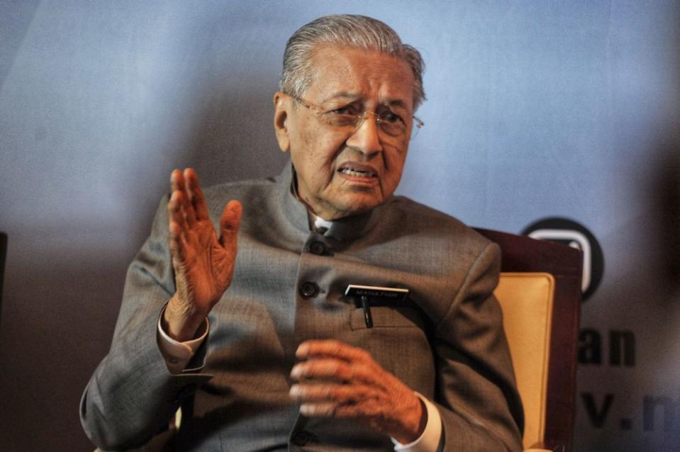 At the material time, Dr Mahathir had posted a series of tweets on Twitter addressing the attack, which saw three people knifed to death and several others injured; he said Muslims also deserve to be angry and a boycott against the republic will not even suffice. — Picture by Shafwan Zaidon