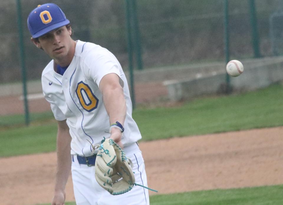 Ontario's Carter Weaver used a sac fly to give the Warriors a walk-off win over Galion on Tuesday night in Mid-Ohio Athletic Conference play.