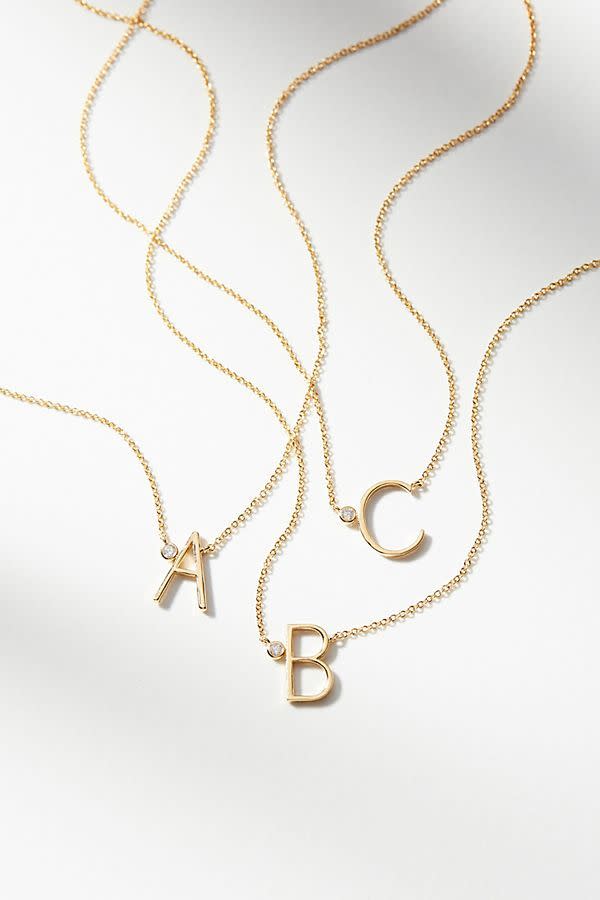 Delicate Monogram Necklace