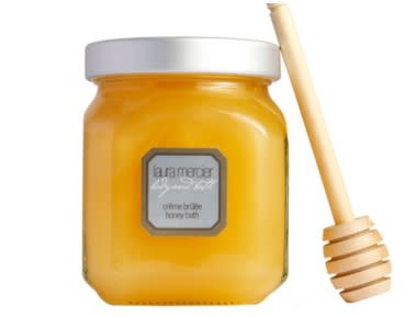 Fiona's song "Slow Like Honey" inspired this luxurious Creme Brulee Honey bath. Laura Mercier, $40.