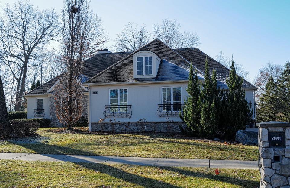 A home at 5080 Hawk Hollow Drive in East Lansing had a price tag of about $1.2 million when pictured Sunday, Feb. 4, 2024.