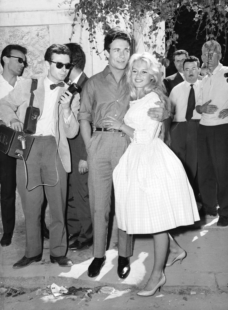 1959: Brigitte Bardot and Jacques Charrier