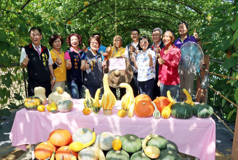 造橋南瓜節綠龍隧道(圖片來源：苗栗縣政府)