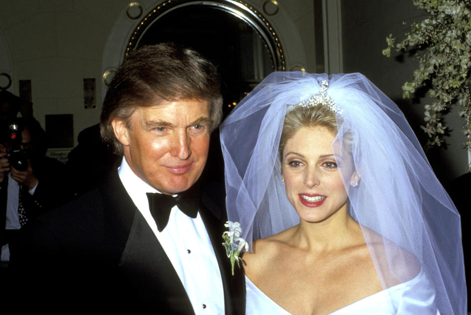 Donald Trump und Marla Maples. (Bild: Ron Galella/Ron Galella Collection via Getty Images)