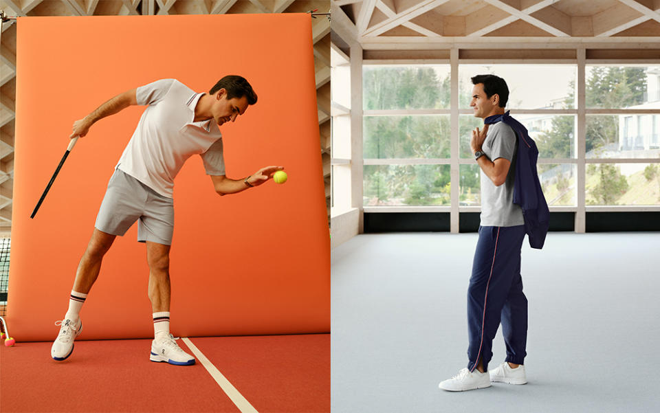 Roger Federer by JW Anderson for Uniqlo Collection 