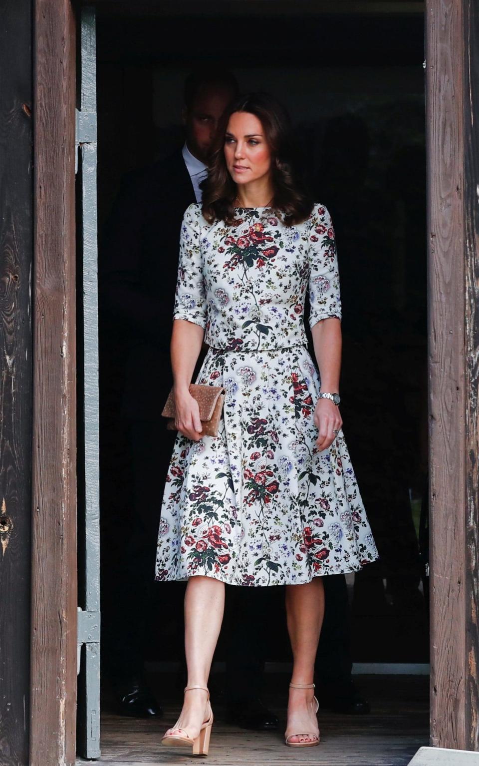 The Duchess of Cambridge visited the museum along with concentration camp survivors - Credit: KACPER PEMPEL/Reuters