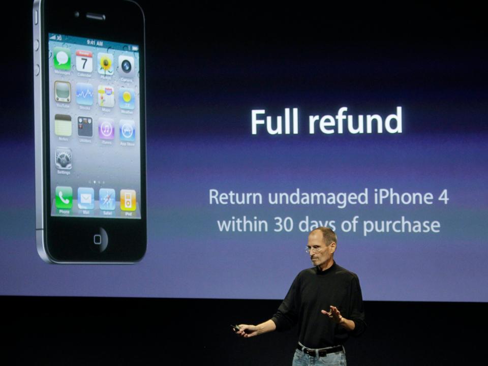 iPhone 4 antennagate Steve Jobs