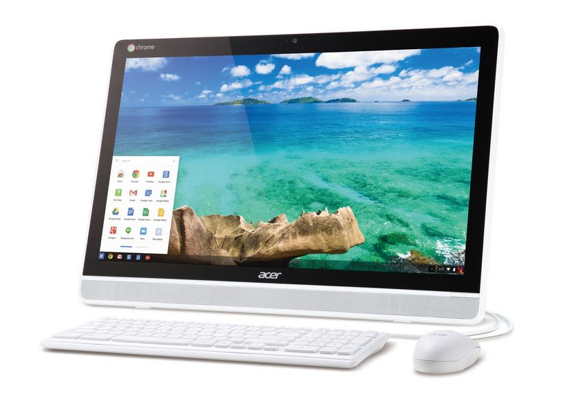 ▲Acer Chromebase All-in-one電腦，是世界首款Chromebase電腦