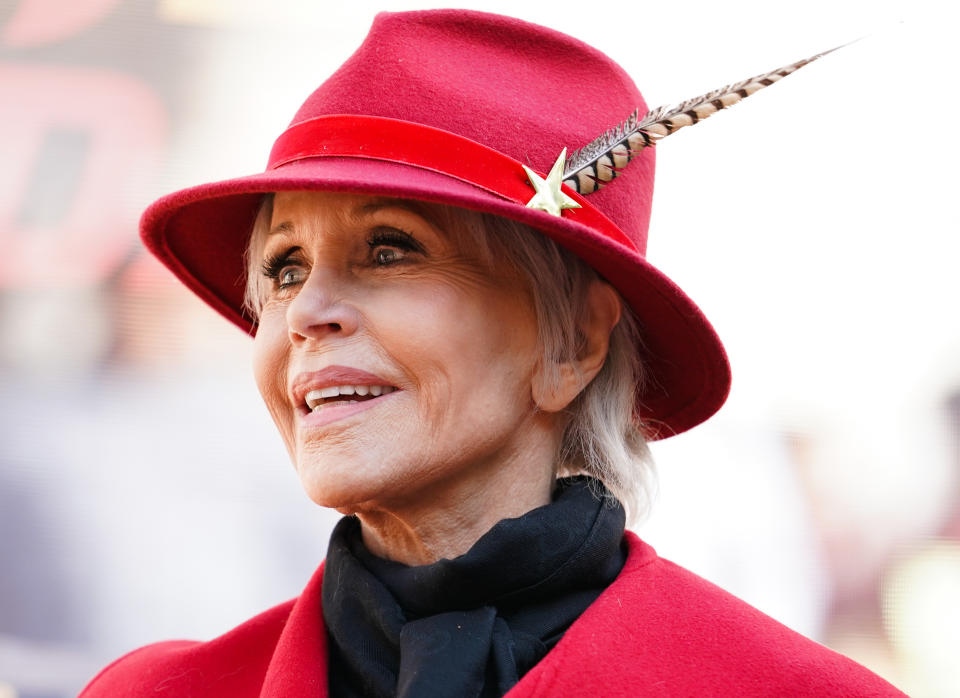 Actress and activist Jane Fonda, 82, details her tumultuous life in a revealing new interview. (Photo: Rachel Luna/Getty Images)