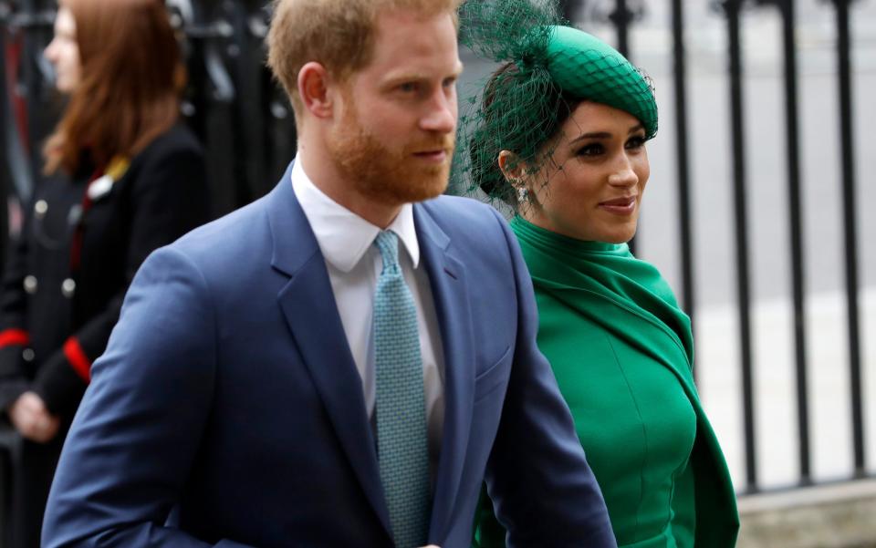 The Sussexes said last year that they were 'proud to be joined by Catherine St Laurent in this next chapter with us' - Kirsty Wigglesworth/AP