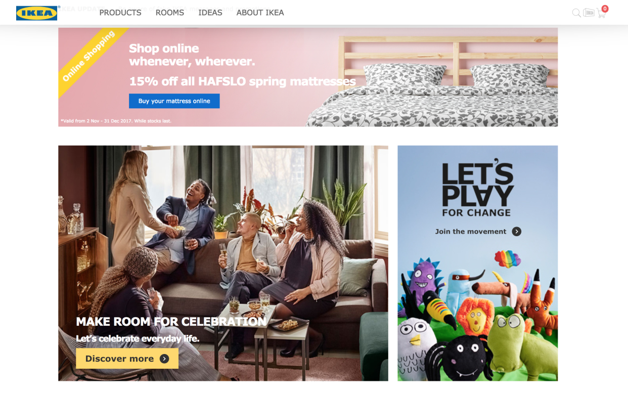 Singaporeans can now shop for IKEA furniture and home decor online (Photo: Screengrab from IKEA.SG)