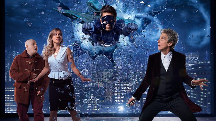 Dr Who and his superheroes on Christmas Day on BBC1