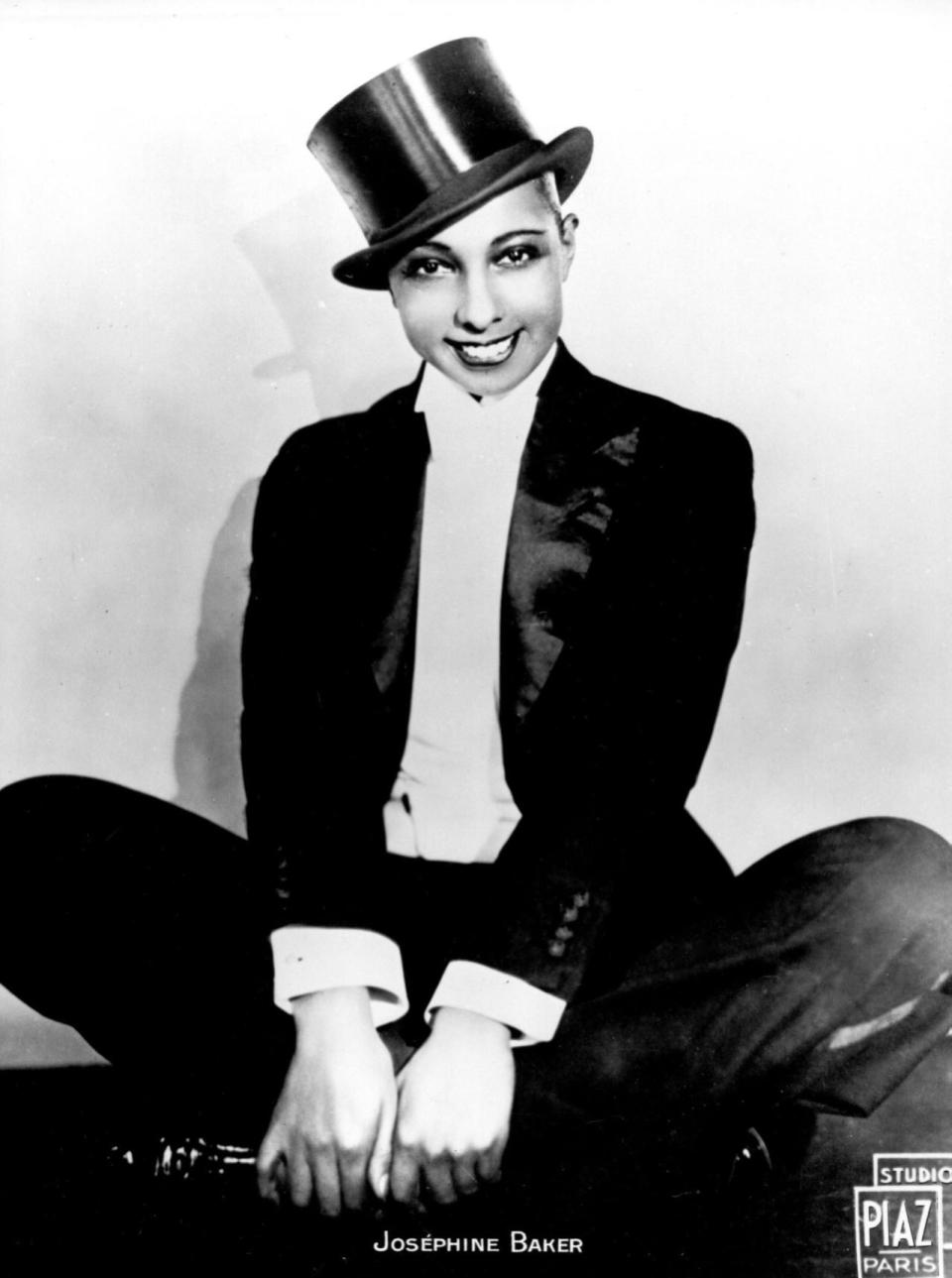 <p>The French convert dazzled in her tux before a performance during her heyday. <i>Photo: Almay </i></p>