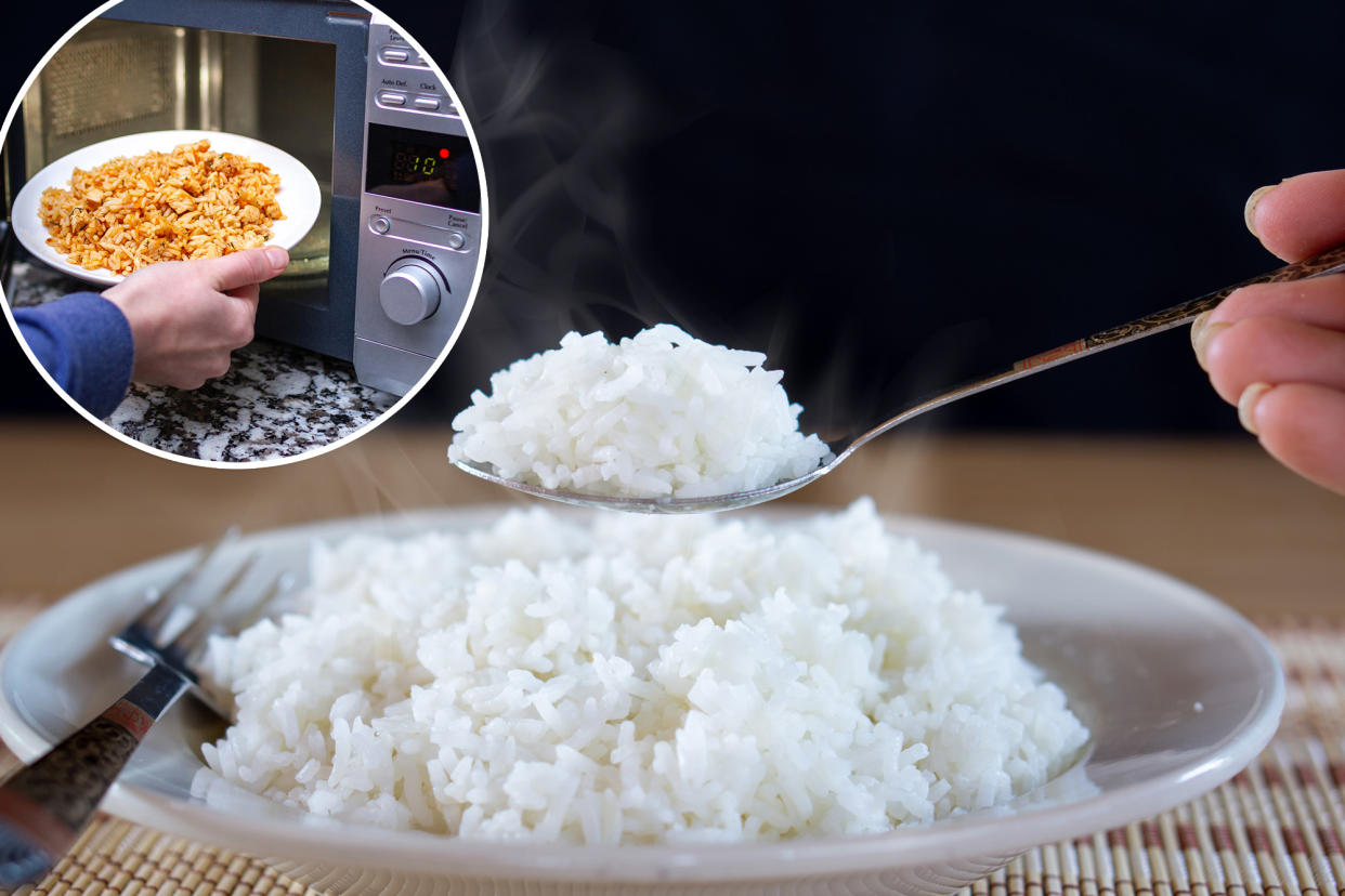 Food experts are sharing tips on how to properly store and reheat leftover rice — you can become ill with Bacillus cereus poisoning if you don't take the right precautions.