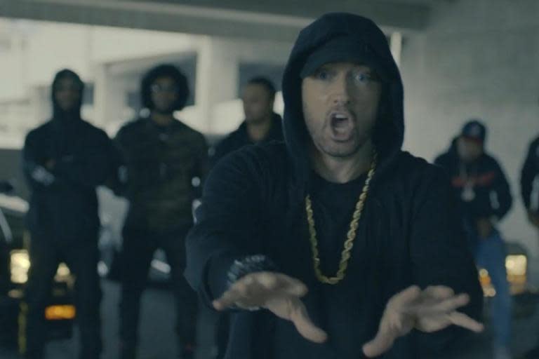 Eminem destroys Donald Trump in new freestyle: WATCH the ‘Rap God’ launch fierce attack in BET Awards cypher