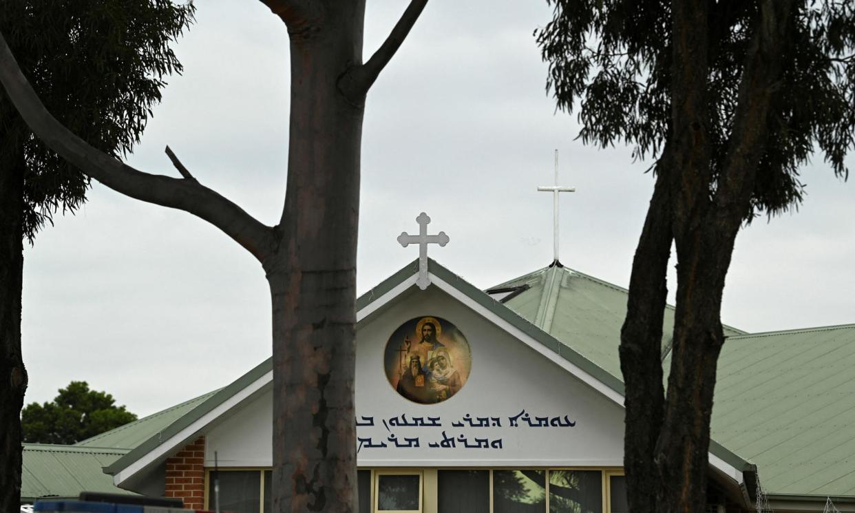 <span>The Assyrian Christ The Good Shepherd church in Wakeley in western Sydney.</span><span>Photograph: Jaimi Joy/Reuters</span>