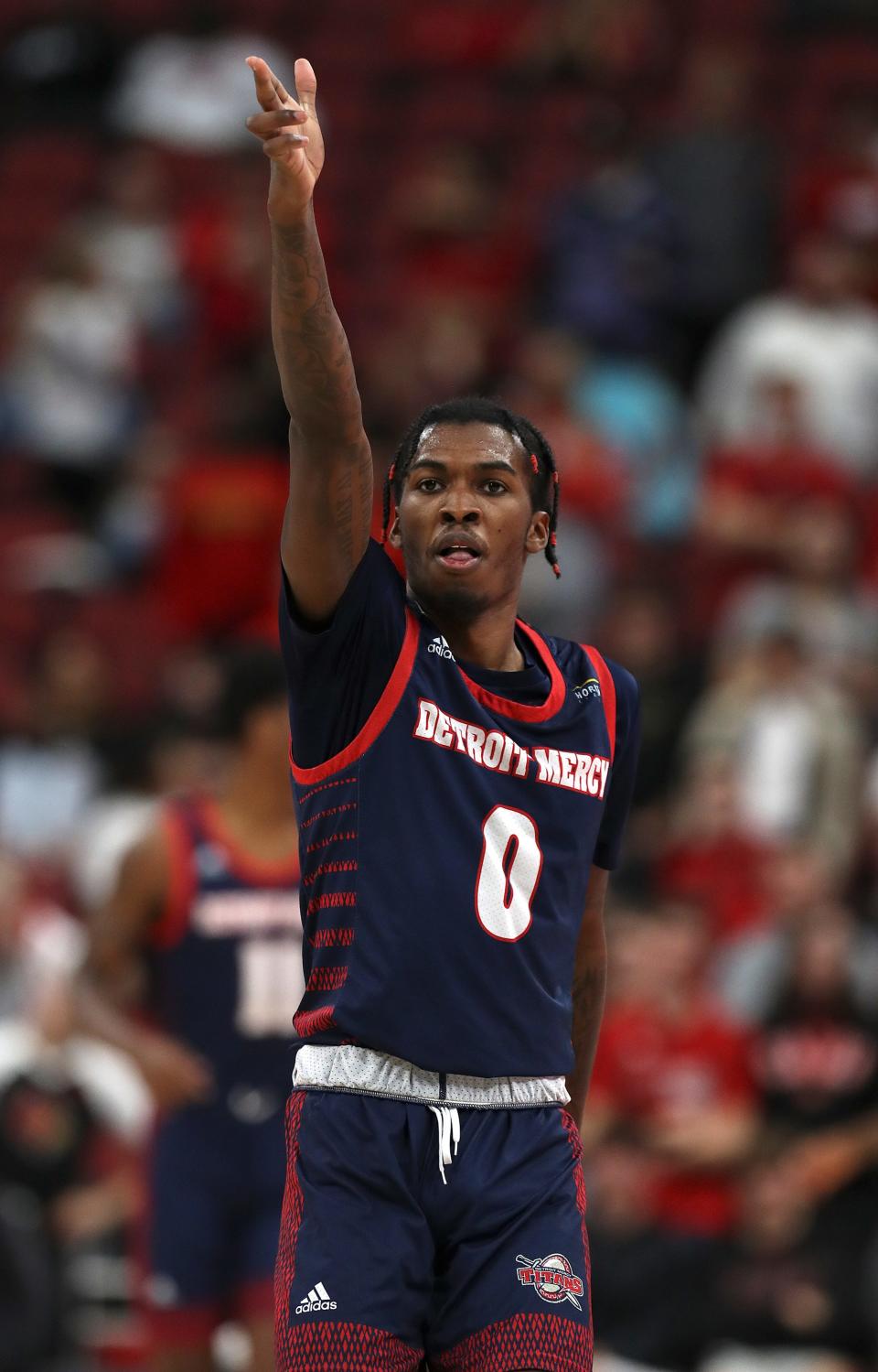 Detroit Mercy's Antoine Davis, shown in a previous game, scored 30 points against UWM on Saturday.