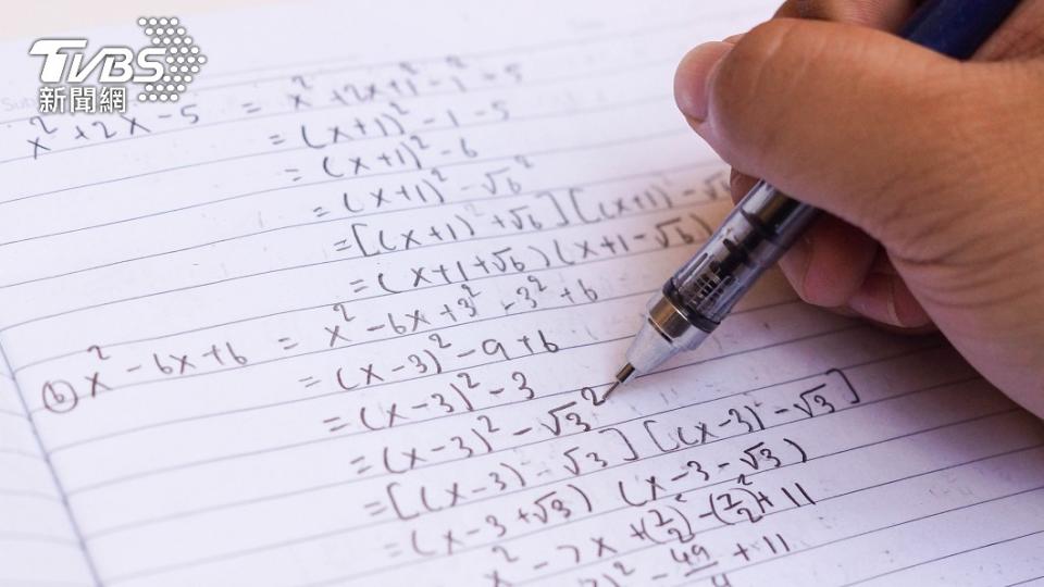 不少人求學過程中最煩惱的就是數學科。（示意圖／shutterstock達志影像）
