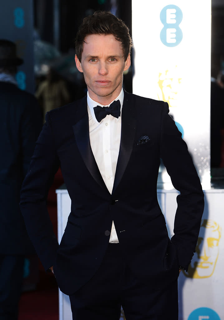 Eddie Redmayne attends the EE British Academy Film Awards at The Royal Opera House on February 10, 2013 in London, England. (Photo by Ian Gavan/Getty Images)