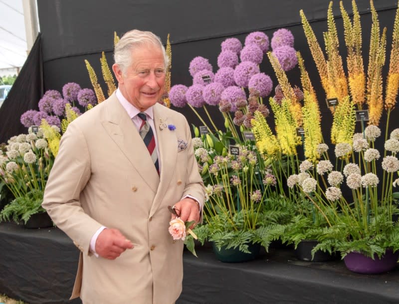 FILE PHOTO: Britain's Prince Charles visits the Sandringham Flower Show at Sandringham House, Norfolk