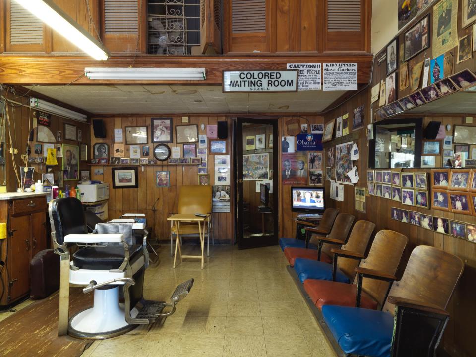 The Malden Brothers Barber Shop in the Ben Moore Hotel in Montgomery, Alabama, was where Dr. King and other black leaders had their hair cut while organizing the Montgomery Bus Boycott in 1955 and 1956.