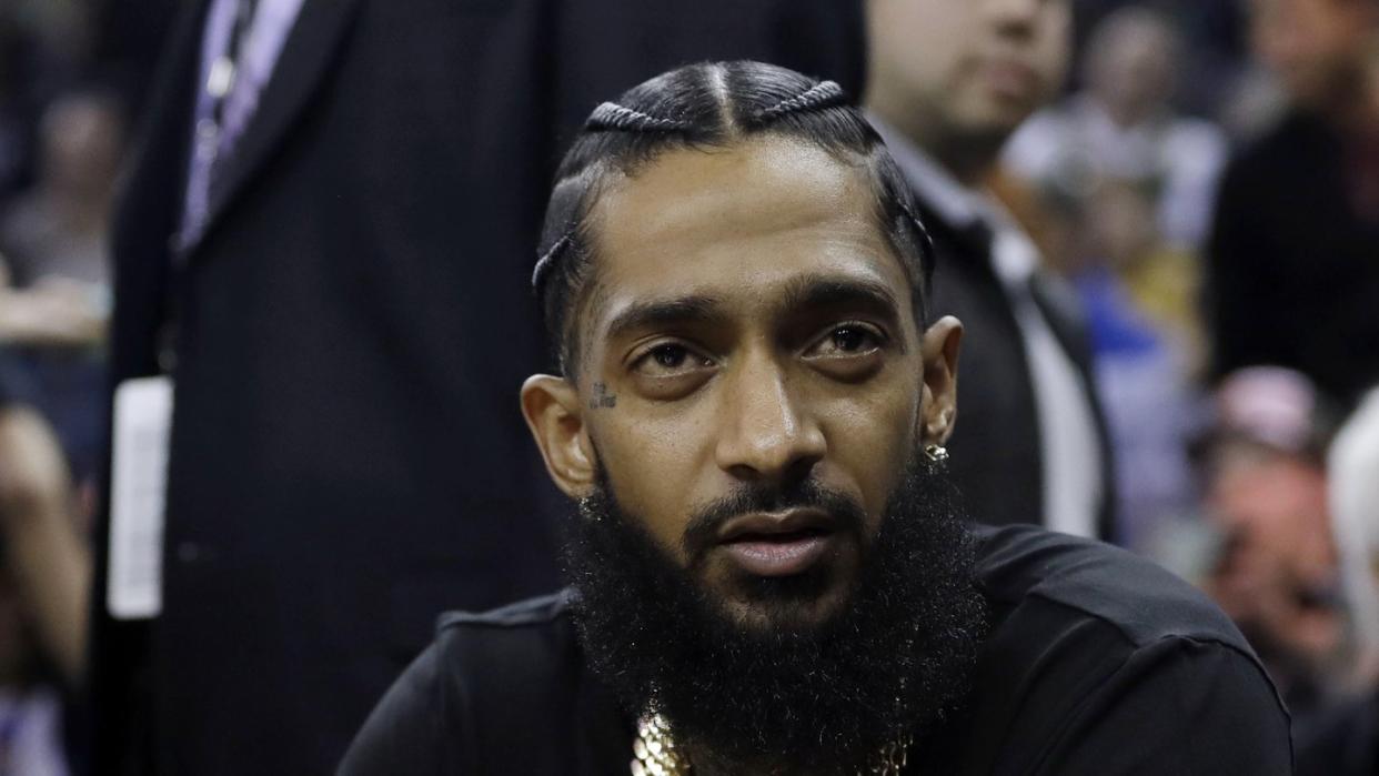 US-Rapper Nipsey Hussle ist tot. Foto: Marcio Jose Sanchez/AP