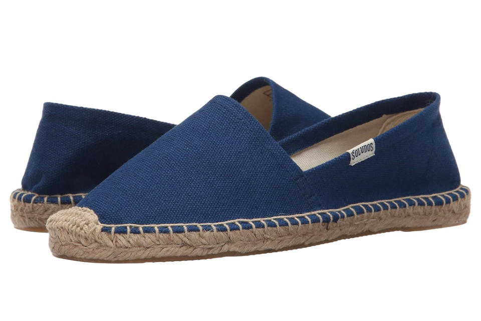 espadrilles, blue, black, soludos