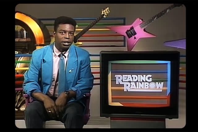 <p>XTR</p> LeVar Burton during an episode of 'Reading Rainbow.' as seen in the trailer for 'Butterfly in the Sky.'