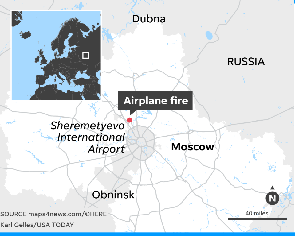 The Aeroflot captain who landed a fiery Superjet 100 says a lightning strike and full fuel tanks may have led to the inferno that killed 41 people.