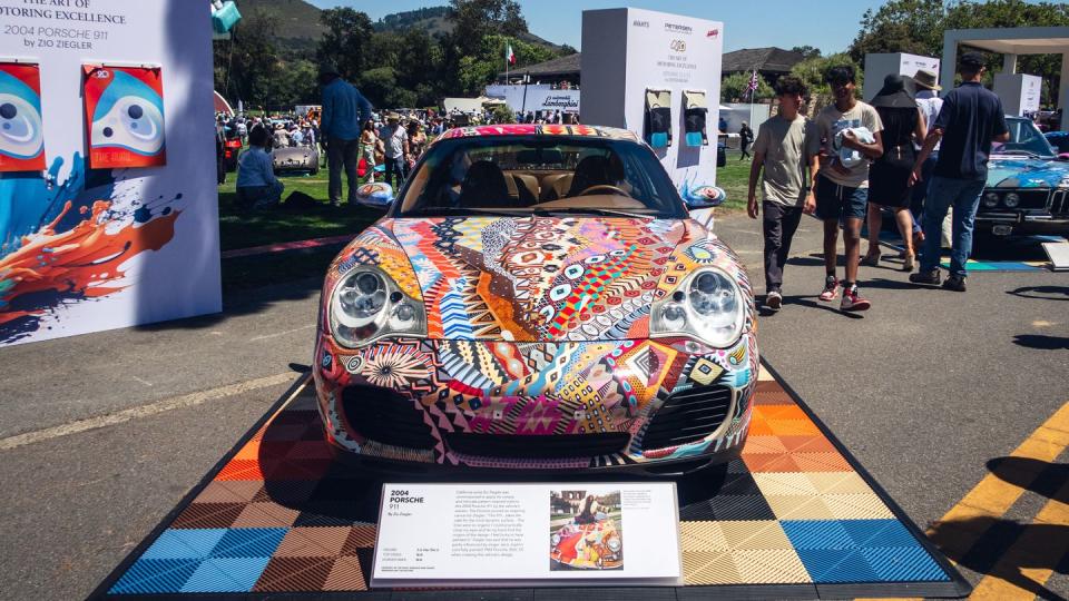 pebble beach art cars