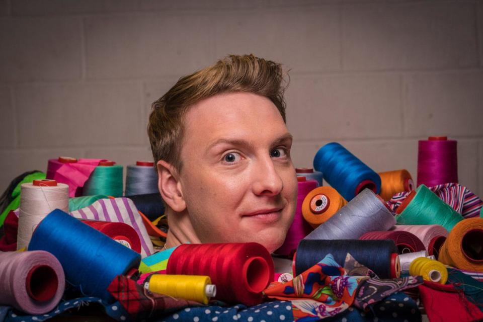 <p>Joe Lycett stops his charges from getting their bobbins in a twist</p>BBC/Love Productions/Mark Bourdillon