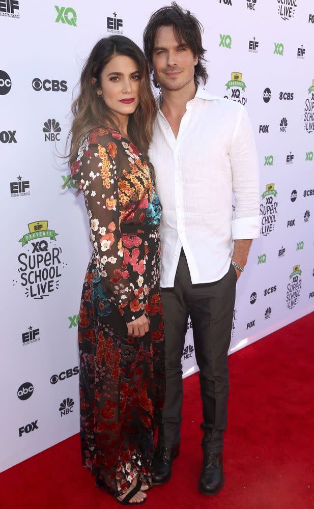 Nikki Reed and Ian Somerhalder | Tommaso Boddi/Getty