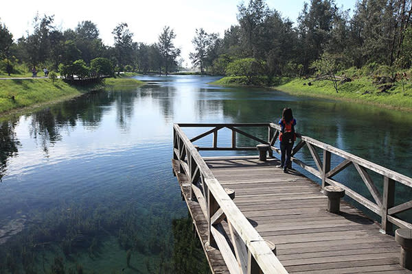 有台東市後花園之稱的台東森林公園，其中琵琶湖為地下湧泉形成 (圖片來源／台東縣政府)