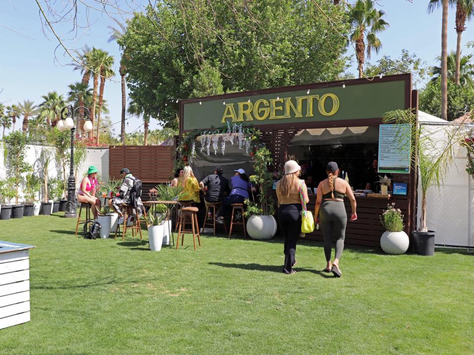 coachella VIP rose garden