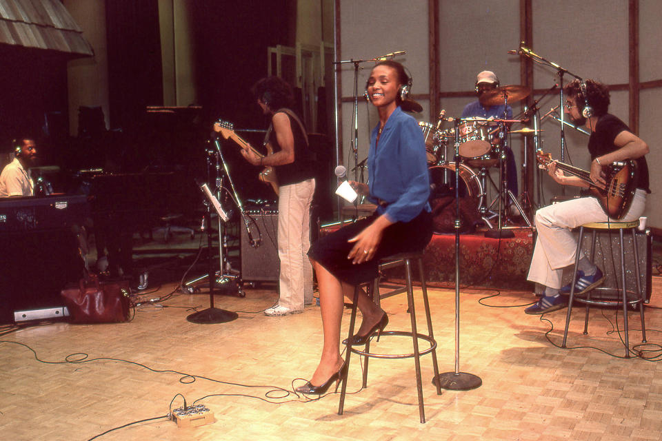 <p>At Whitney's audition for CBS Records in 1982, Marshall saw a style "transformation" from little girl to young woman.</p> <p>"I was surprised when I got there because maybe three or four weeks earlier, she had done an audition for Bruce Lundvall of Elektra Records in a little girl-looking dress," recalls Marshall. "Then, suddenly, she came in wearing this elegant silk blouse and pencil skirt and high heels. I don't know whether it was her choice, or if she was advised to wear that at that point, but she looked gorgeous. She also sang great."</p>