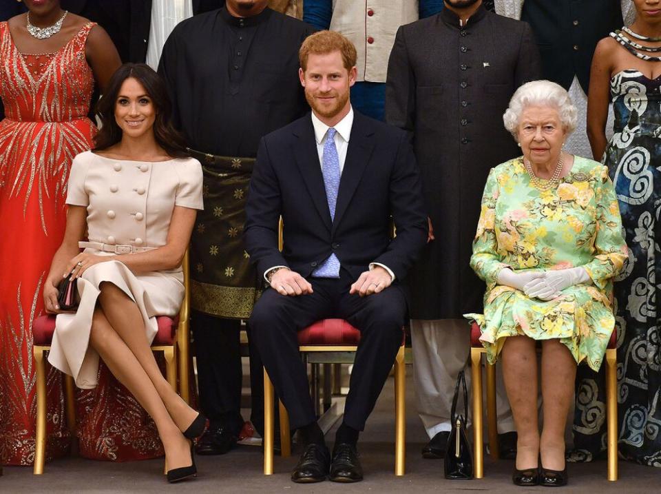 Meghan Markle, Prince Harry, Queen Elizabeth | John Stillwell - WPA Pool/Getty