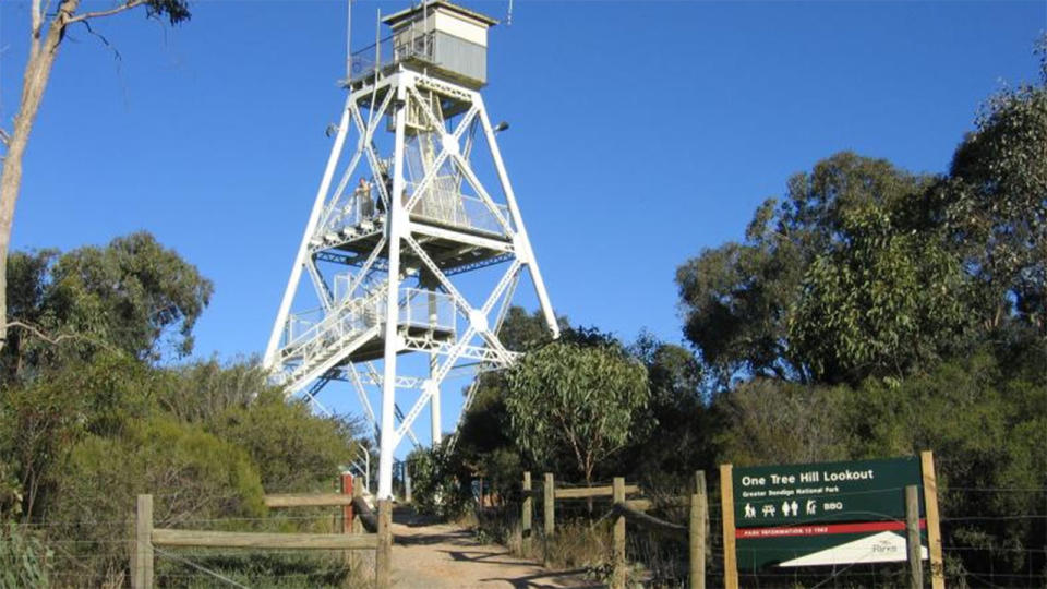 A man has died after he was stabbed at a well-known lookout spot in regional Victoria. Source: 7News