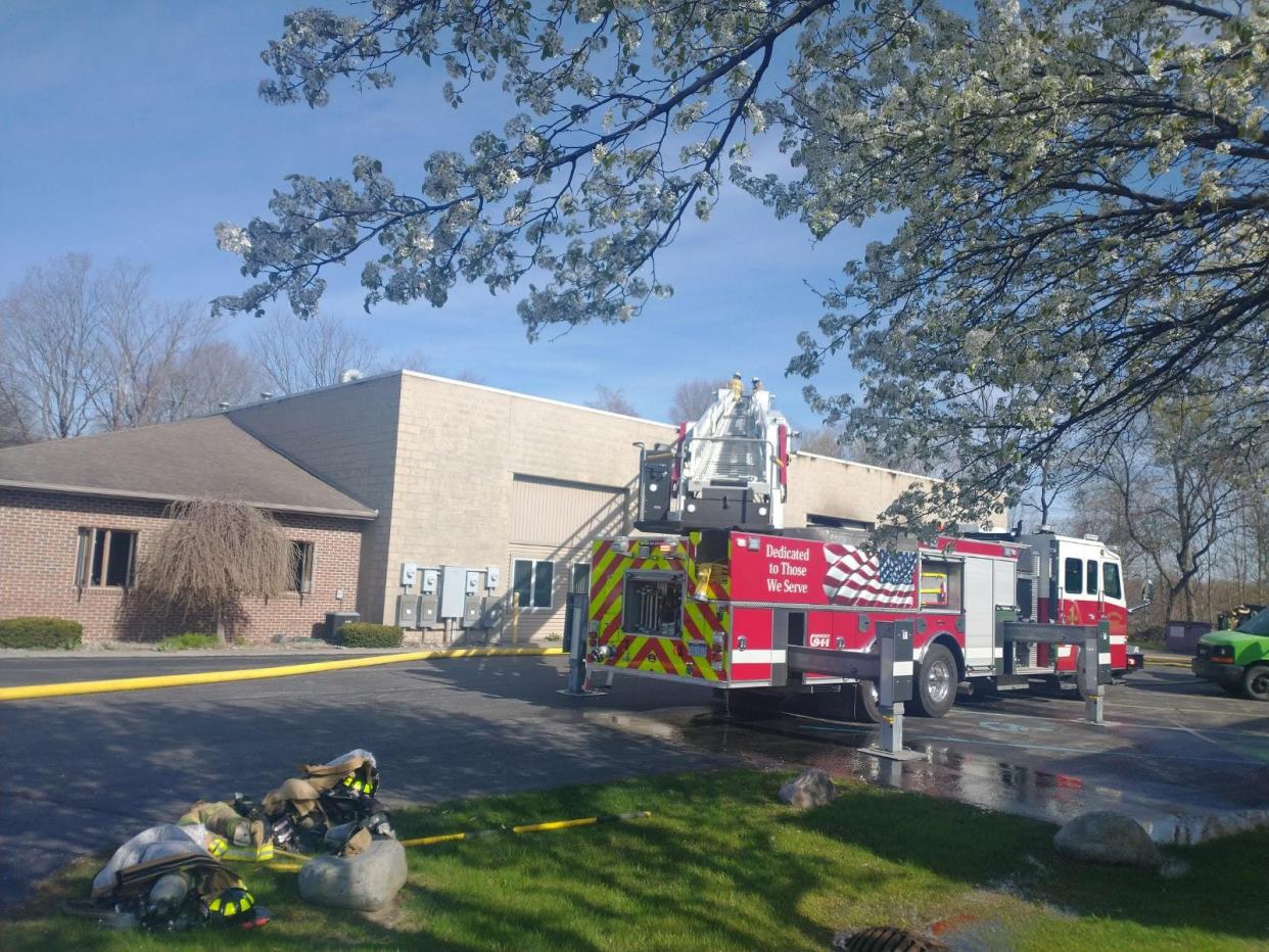 Firefighters responded to a structure fire on Lapeer Road in Kimball Township about 7:30 a.m. Friday, April 26.
