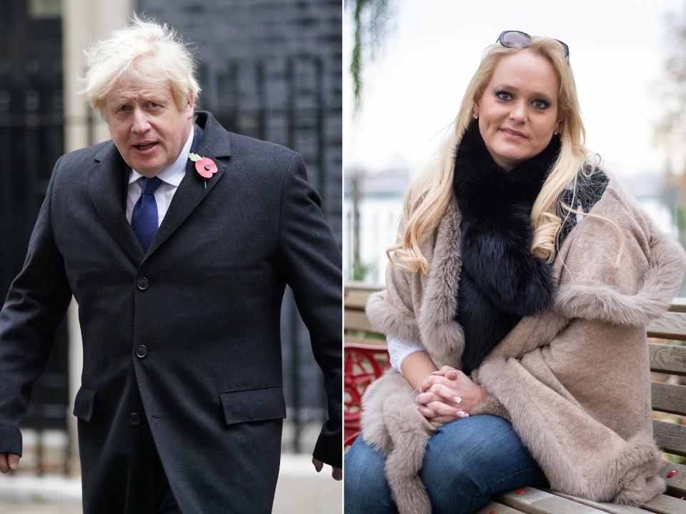 Boris Johnson and Jennifer Arcuri (PA/Getty)