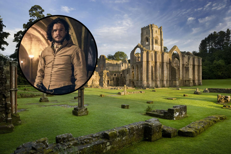 The 12th Century Fountains Abbey (Photo credit: National Trust)