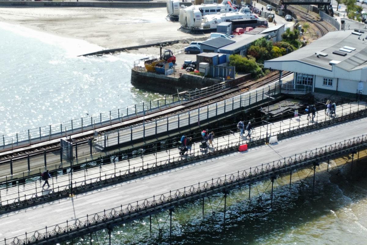 Ryde Pier trains cancelled for EIGHT months due to major works later this year <i>(Image: IWCP)</i>