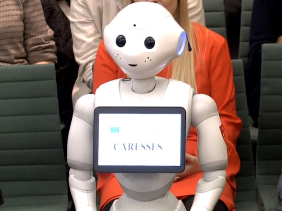 Pepper was the first AI robot to give evidence to parliament: PA