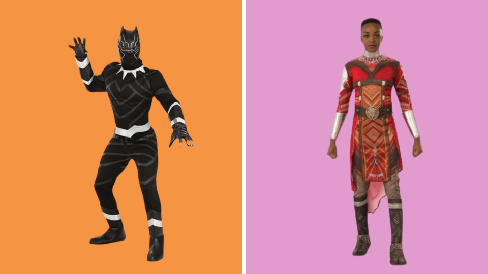 best couples costumes: Halloween Costumes Black Panther and Dora Milaje