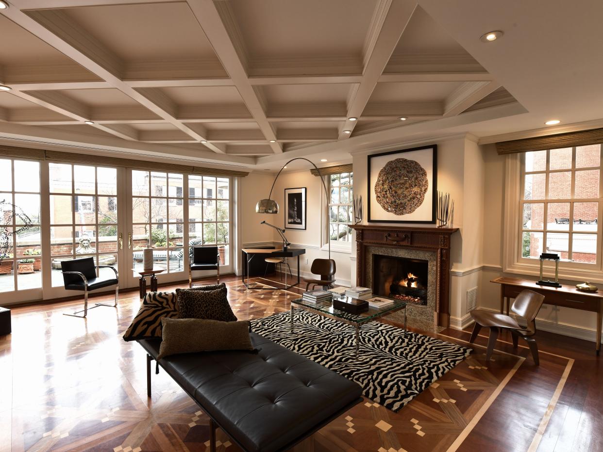 Primary suite of Jackie Kennedy&#39;s former home in Georgetown, Washington D.C.
