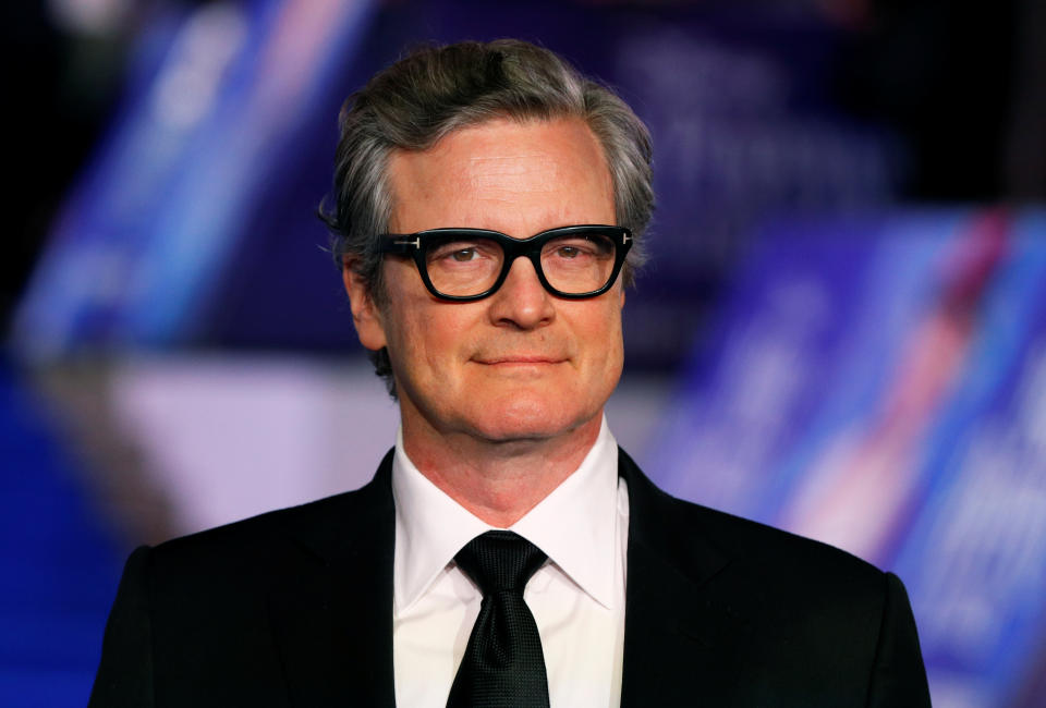 Actor Colin Firth attends the European premiere of 